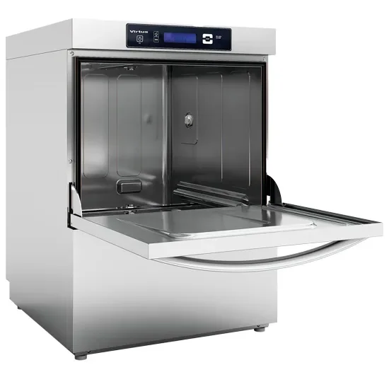 Lave-vaisselle frontal digital avec adoucisseur et pompe de décharge panier 500x500 mm Prix Choc