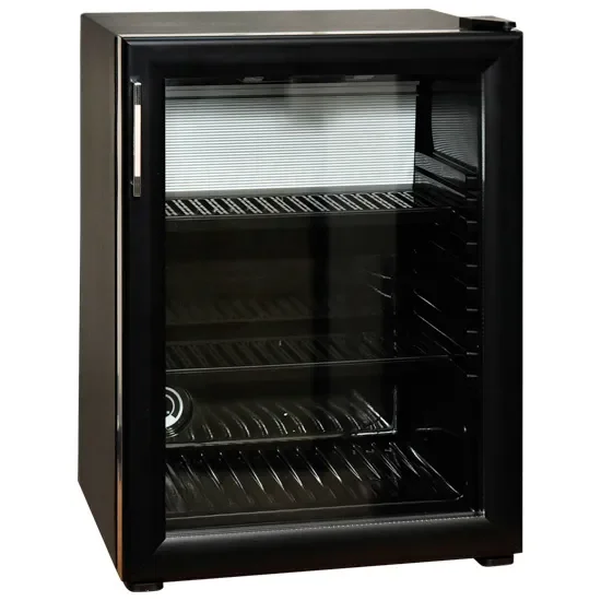 Minibar noir 1 porte vitrée température +4/+14°c 45 l Expédition Rapide