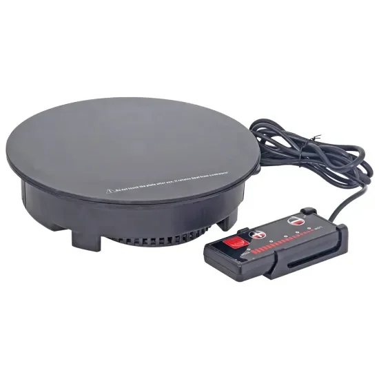 Plaque à induction noire pour chafing dish à poser commandes tactiles puissance 1 kw Paiement Sécurisé