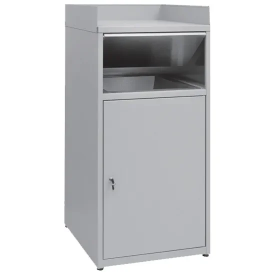 Prix Cassé Poubelle snack restauration rapide avec capacité 95 l et 625 x 600 x 1255 mm