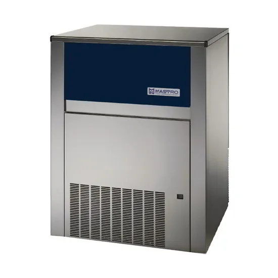 Machine à glaçons pleins refroidissement à eau capacité 158 kg/24h et réserve 65 kg Super Prix