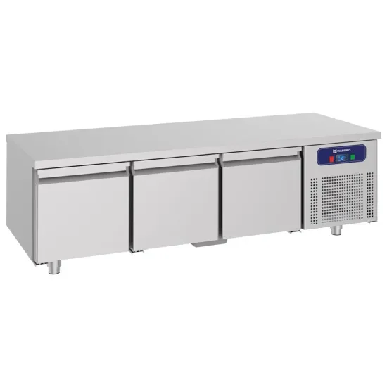 Quantité Limitée Soubassement négatif inox 3 tiroirs gn 1/1 - température -10/-20°c