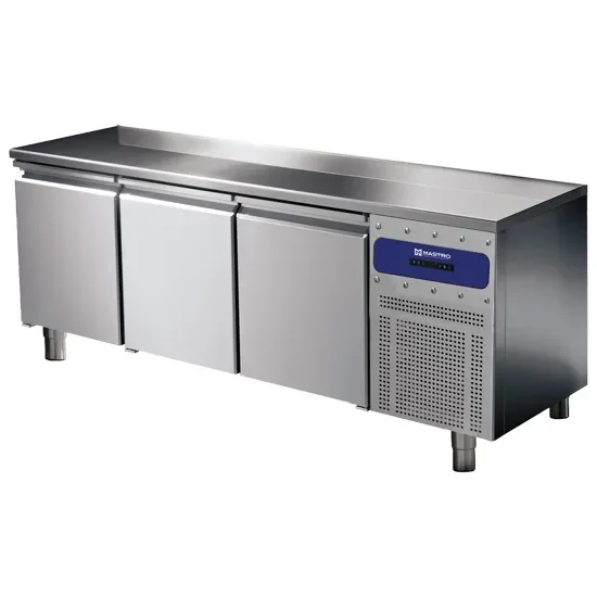 Nouvel Arrivage Table réfrigérée pâtisserie 3 portes plan inox 600x400 température -2/+8°c