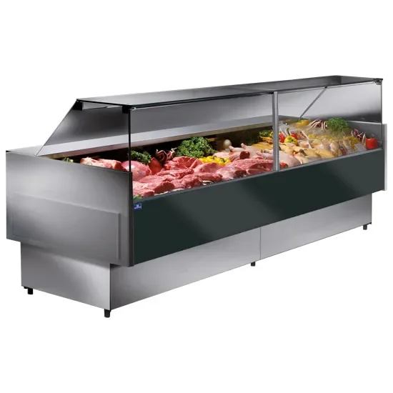 Vitrine bain-marie avec vitre verticale monophasé avec gn 8 et +65°c Expédition Rapide
