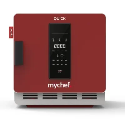 Achat Immédiat Four à cuisson électrique avec commandes digitale compact rouge monophasé