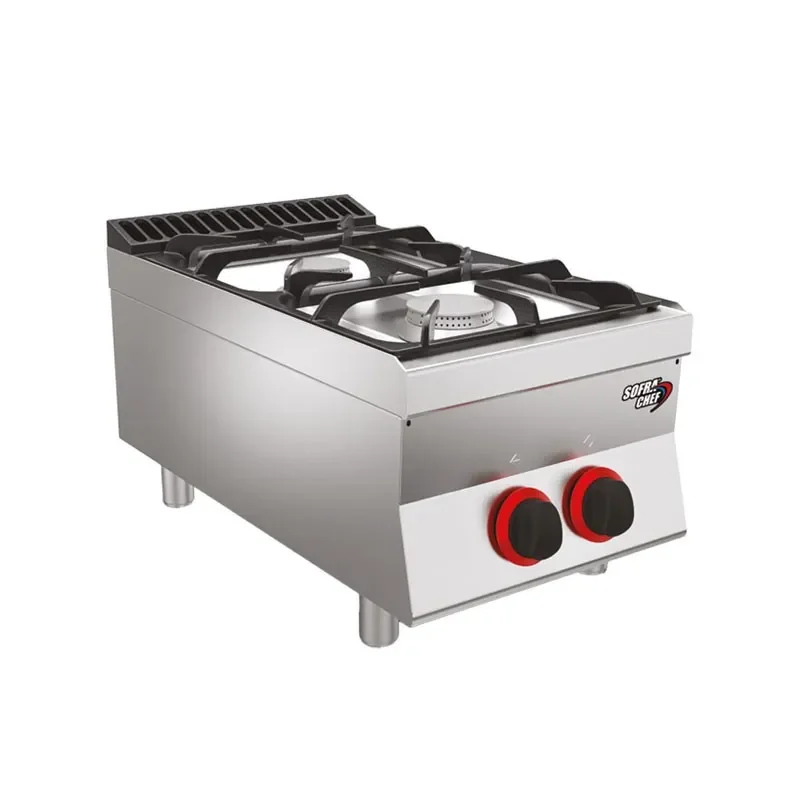 Expédition Rapide Cuisinière professionnelle 2 feux à poser - 13,4 kw