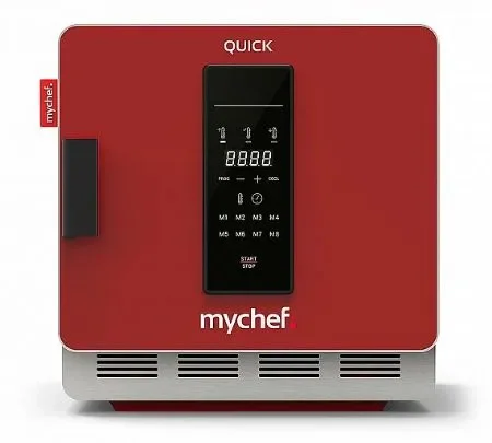 Four à cuisson électrique avec filtre catalytique + commandes digitale compact rouge monophasé Prix Choc