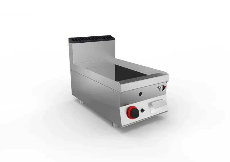 Plancha professionnelle à gaz revêtement chrome - lisse 6,5 kw Solde