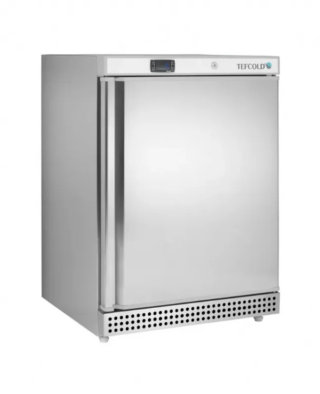 Usine Directe Mini réfrigérateur inox -2/+8 avec 1 porte battante - 119 litres