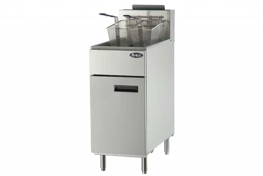 Friteuse sur coffre gaz de ville haut rendement 28 kw Vente Flash
