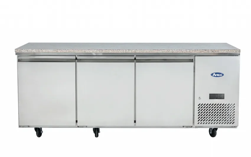 Table pâtissière positive en marbre 3 portes 600x400 580 l Usine Directe