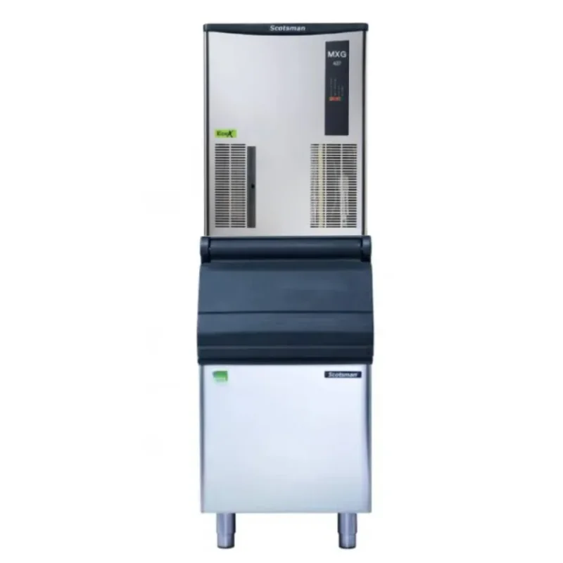 Machine à glaçons pro 165 kg/24h forme gourmets avec stockage 129 kg Nouvelle Collection