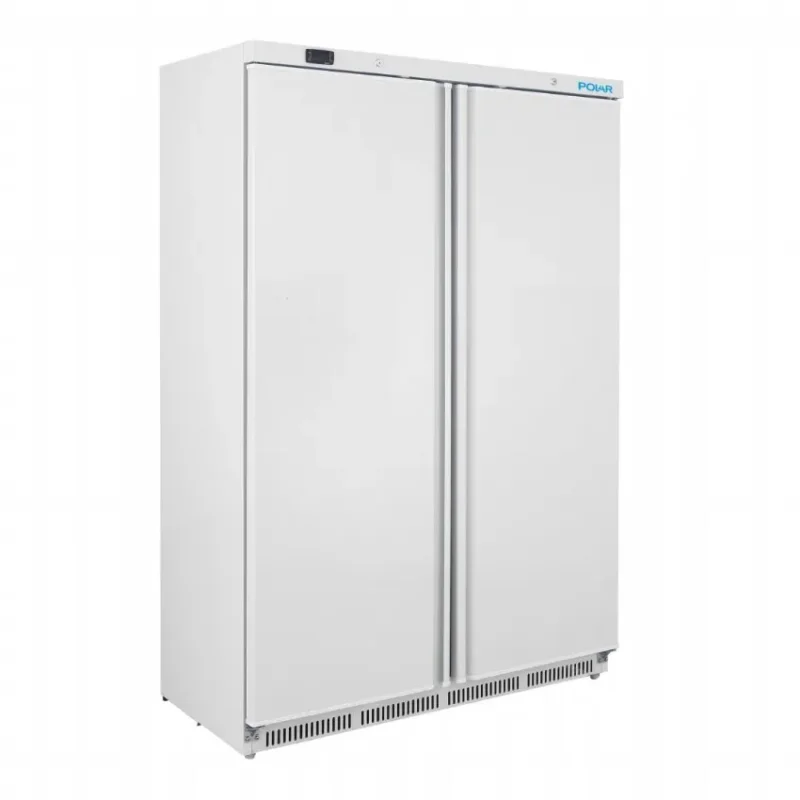 Produit De Marque Armoire réfrigérée positive blanche double porte - 744 litres