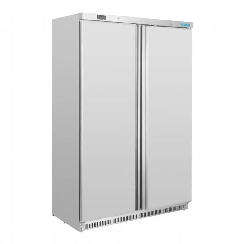 Livraison Express Armoire réfrigérée négative inox double porte avec 8 étagères 744 litres