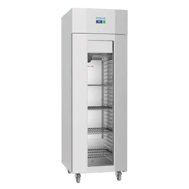 Seulement Aujourd’hui Vitrine réfrigérée -2/+8 °c avec 1 porte vitrée et 3 étagères 700 litres