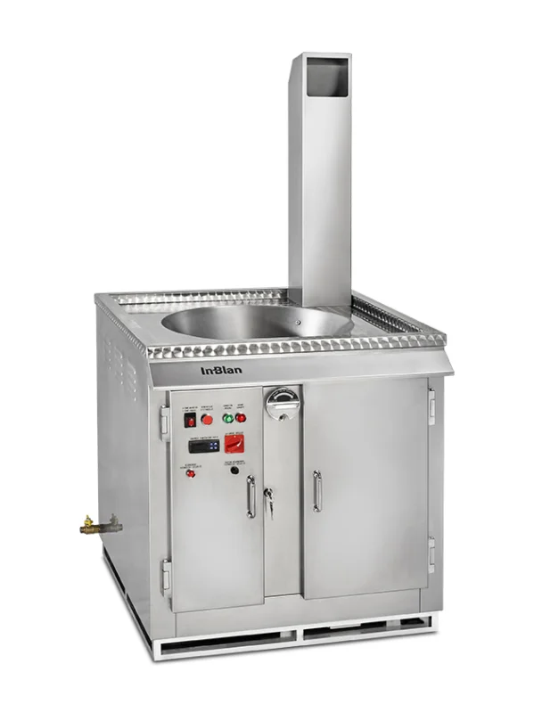 Friteuse professionnelle gaz 20 litres cuve conique sur socle InBlan Meilleur Prix