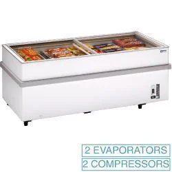 Congélateur portes coulissantes vitrées 598 Litres DIAMOND Livraison Express
