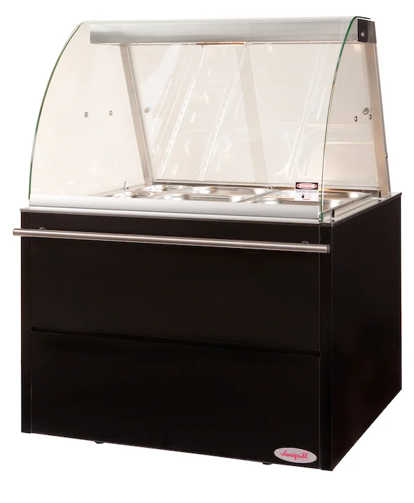 Offre Exclusive Vitrine chaude en service traditionnel - Longueur 1000mm DOREGRILL