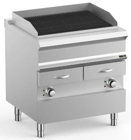 Grill à eau 2 zones sur placard fermé MBM - DOMINA PRO 700 Seulement Aujourd’hui