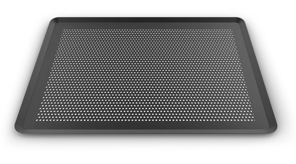 Plaque en aluminium antiadhérente micro-perforée 600x400 FORO.BLACK Offre Exclusive