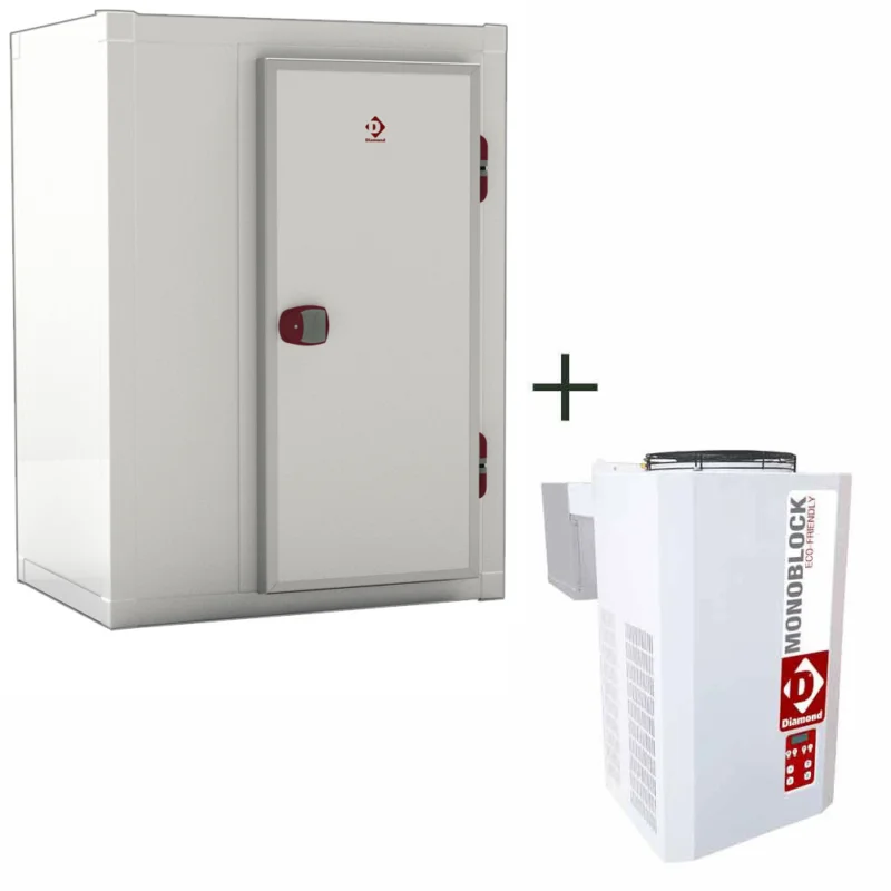 Chambre froide professionnelle négative monobloc 1390x1190x2190mm DIAMOND Acheter Direct