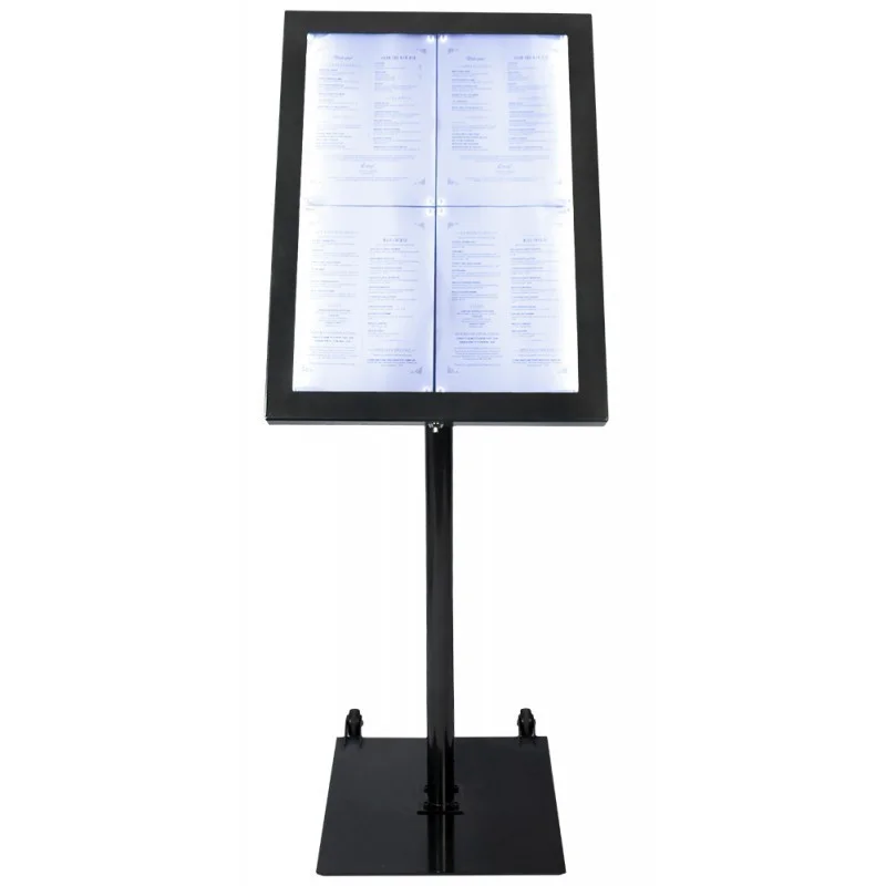 Porte-menu BLACK STAR 4xA4 Expédition Rapide