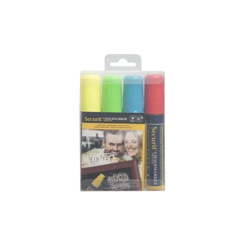 Prix Cassé Lot de 4 feutres craie couleur mine 7-15mm