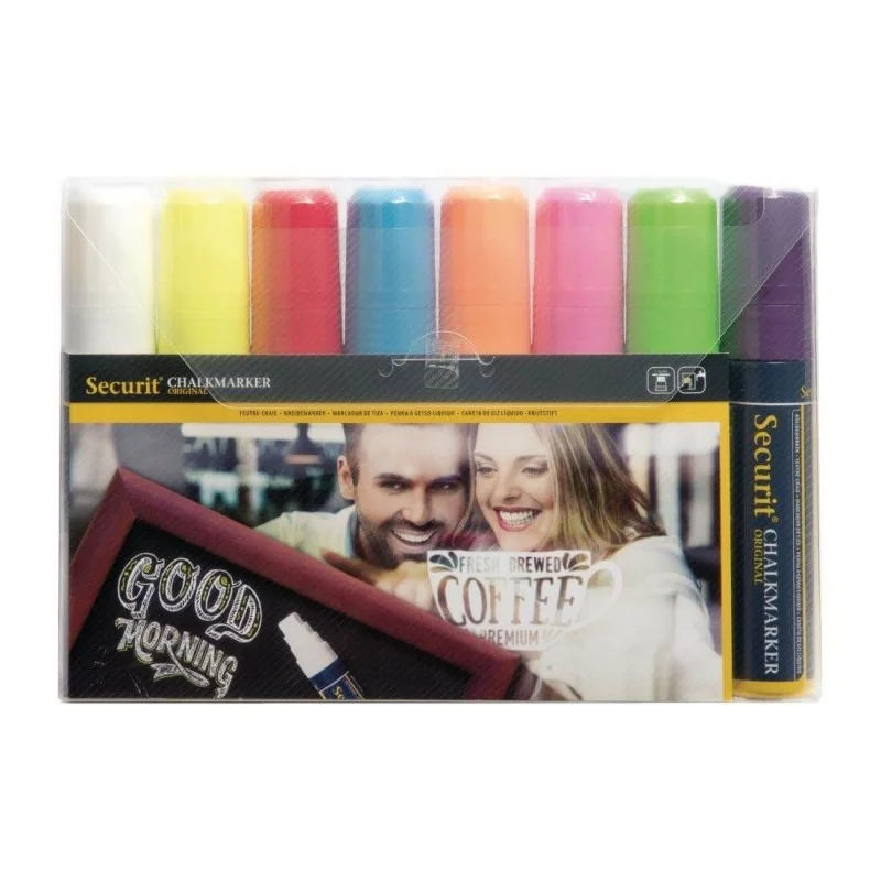 Lot de 8 feutres craie couleur mine 7-15mm Livraison Gratuite