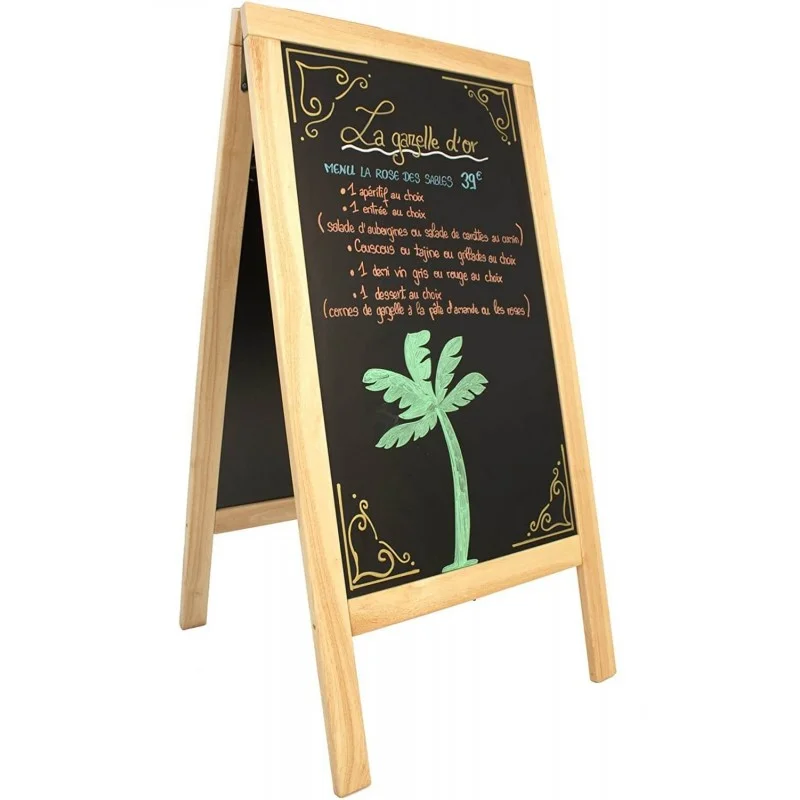 Pas Cher Panneau trottoir DELUXE 135x70cm