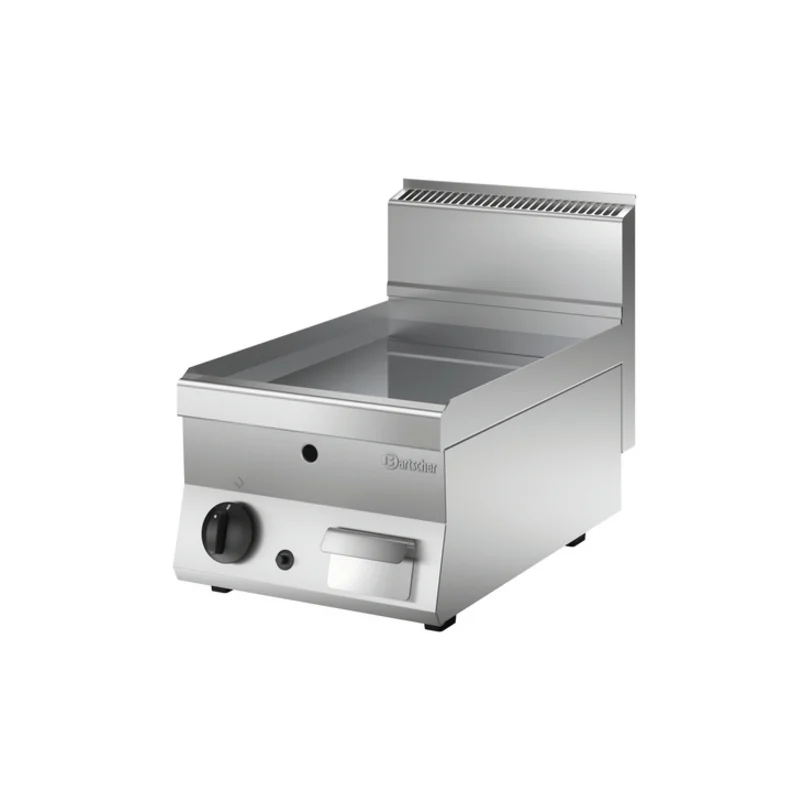 Plancha gaz plaque lisse L400mm Super Prix