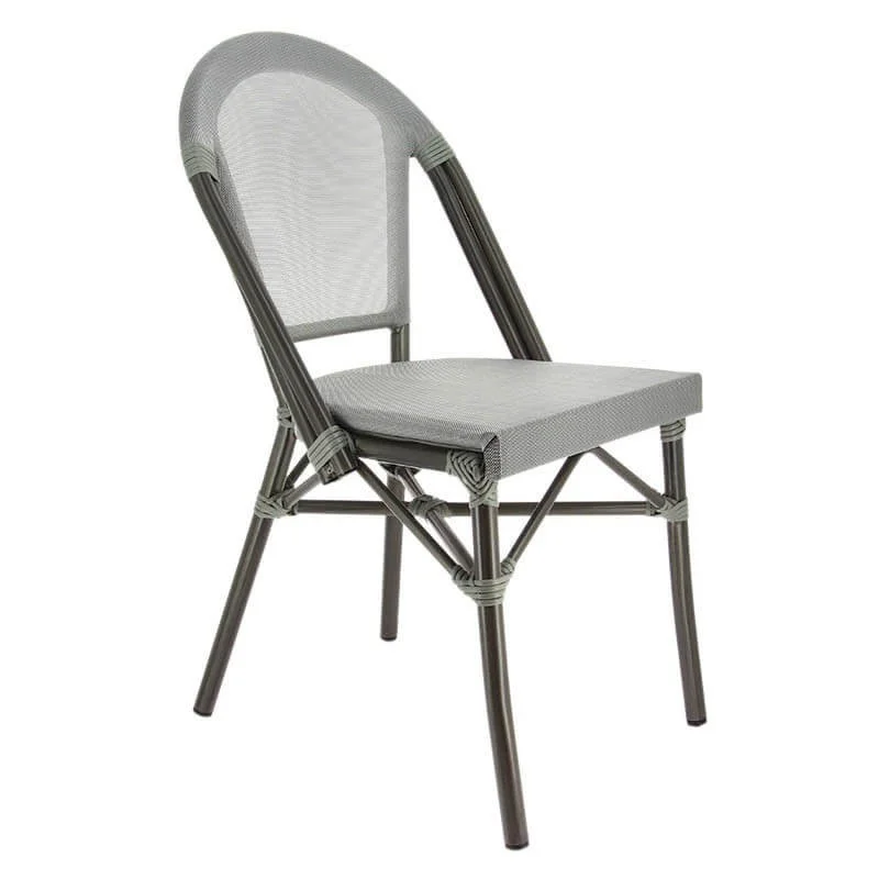 Chaise BIARRITZ gris Réduction