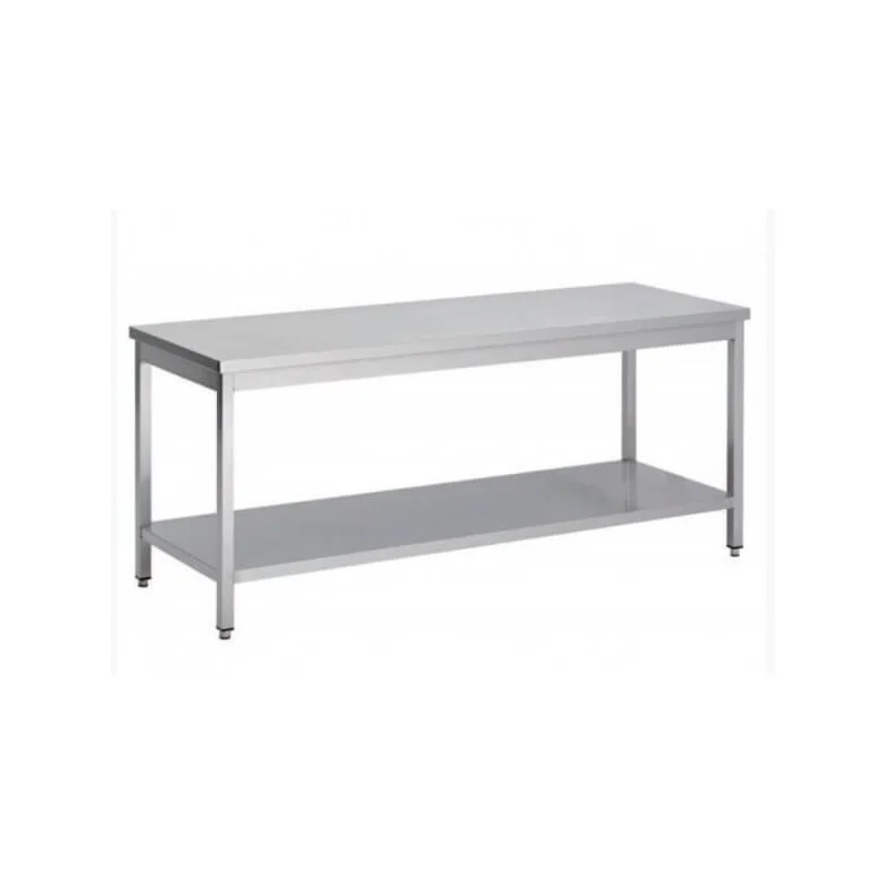 Table inox centrale P600mm Dernier Modèle
