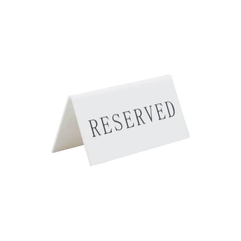 Dernière Chance Chevalet RESERVED x5