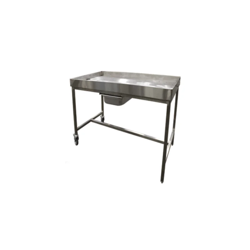 Table de poussage inox P700mm Pas Cher