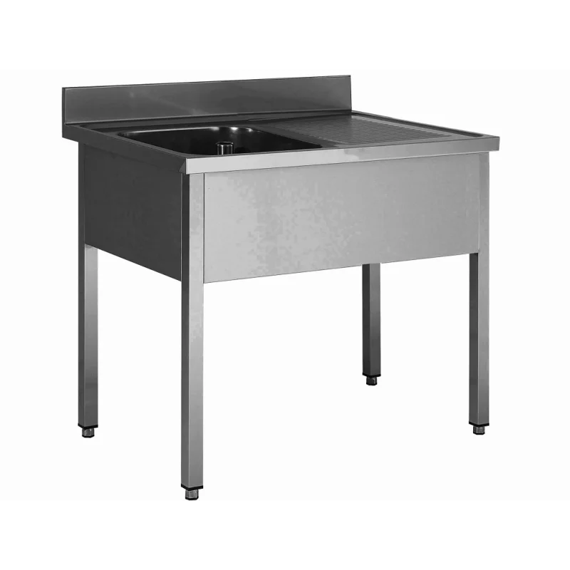 Plonge inox BUDGET | 1 bac avec égouttoir Réduction