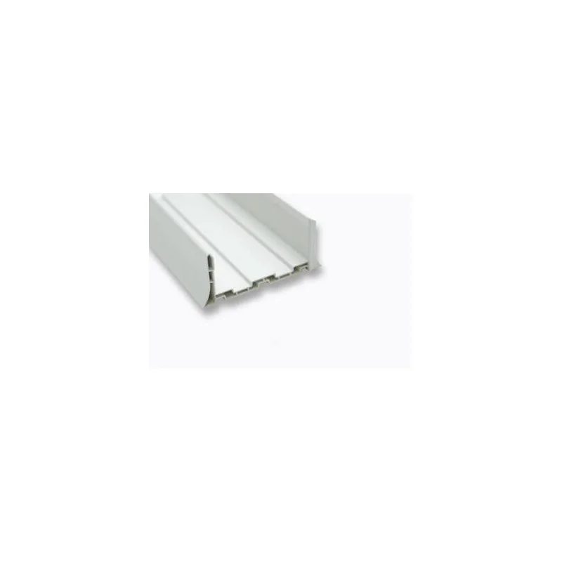PROFIL U EN FORME DE PLINTHE - PVC 60 MM - 3MTR/LNG Bon Plan
