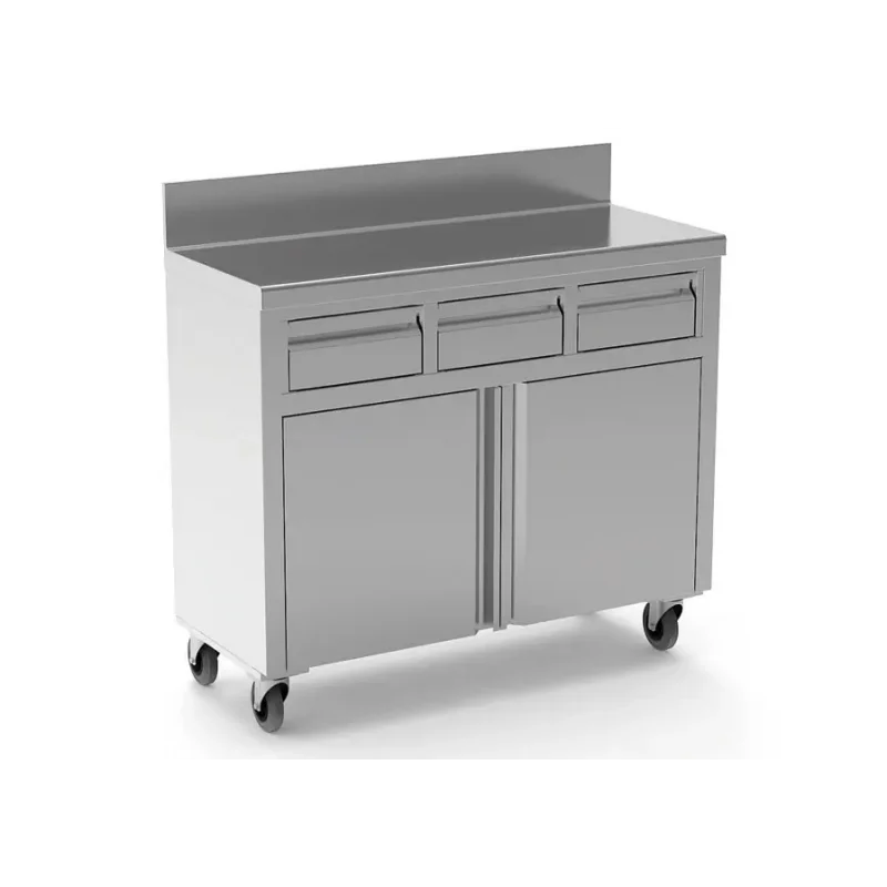 Commande En Gros Desserte inox fermée