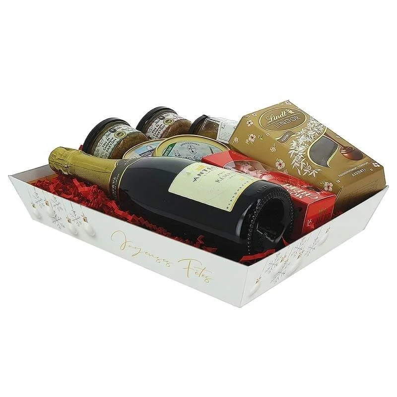 Lot de 30 corbeilles NOËL BLANC MM Offre Limitée