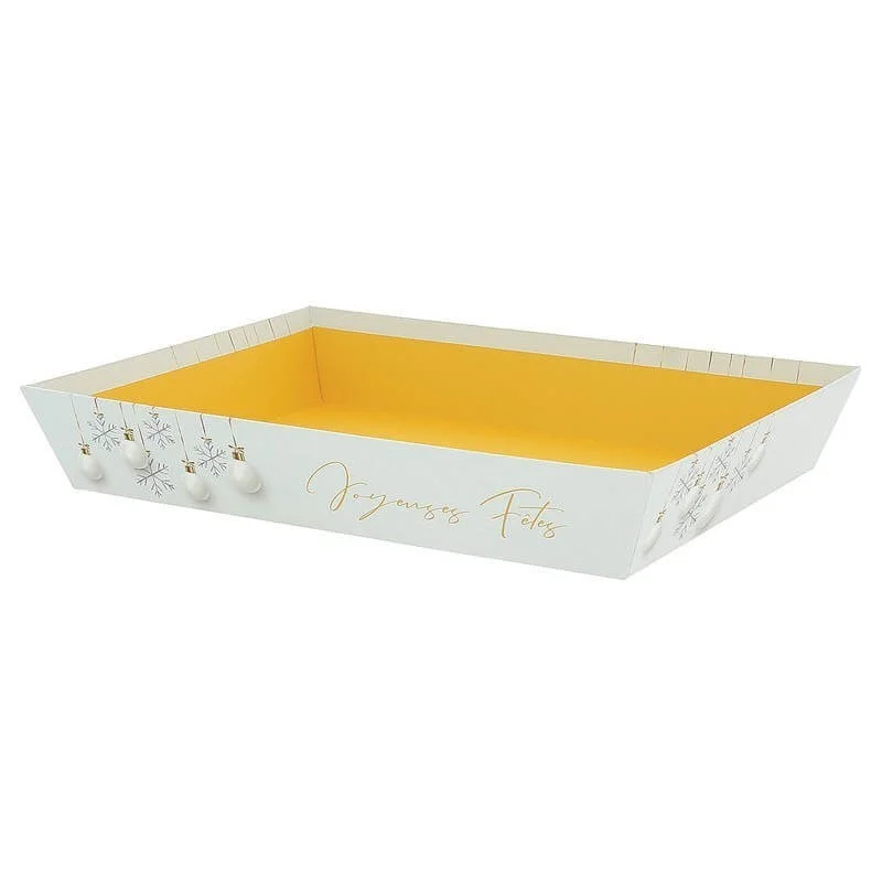 Marque Lot de 30 corbeilles NOËL BLANC GM