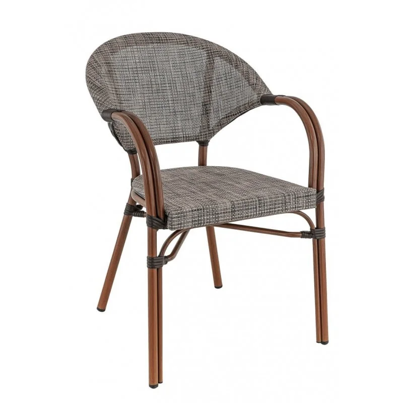 Fauteuil BLOIS | Gris & Beige Offre Exclusive