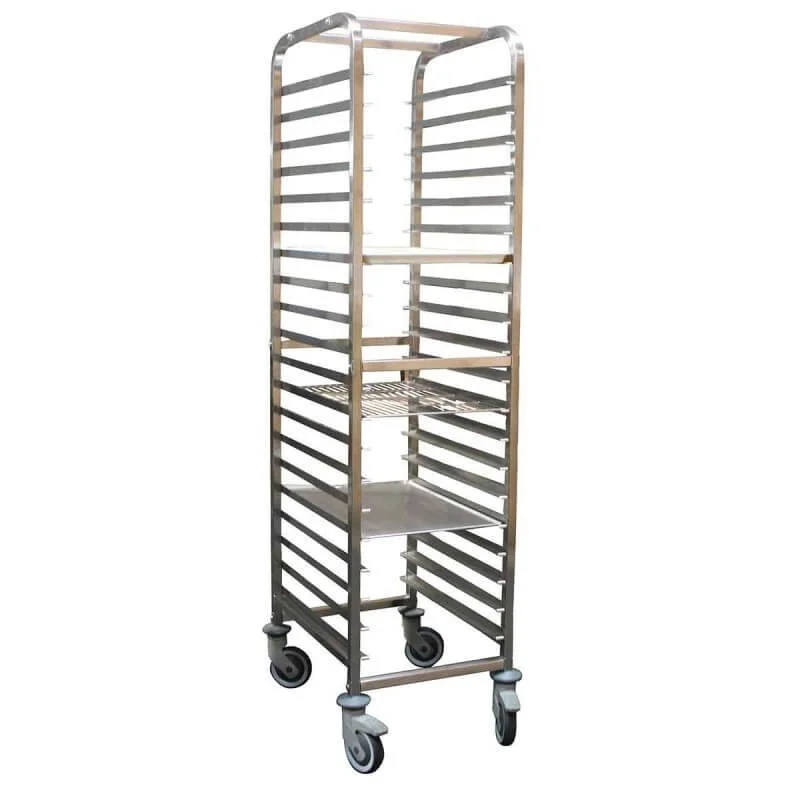 Dernier Modèle Échelle de transport inox 20xGN2/1