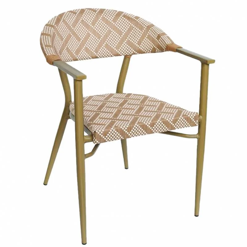 Fauteuil BERCY | Blanc & Caramel Meilleur Prix