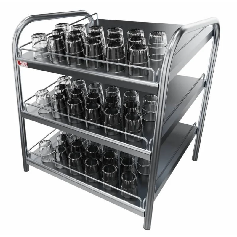 Étagère à verres inox | L600 Acheter En Ligne