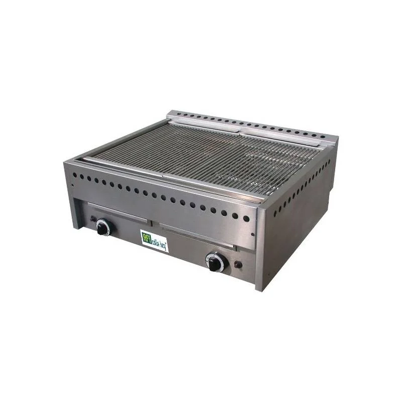 Grill avec pierres de lave | 650x480mm Jusqu’à Épuisement Des Stocks