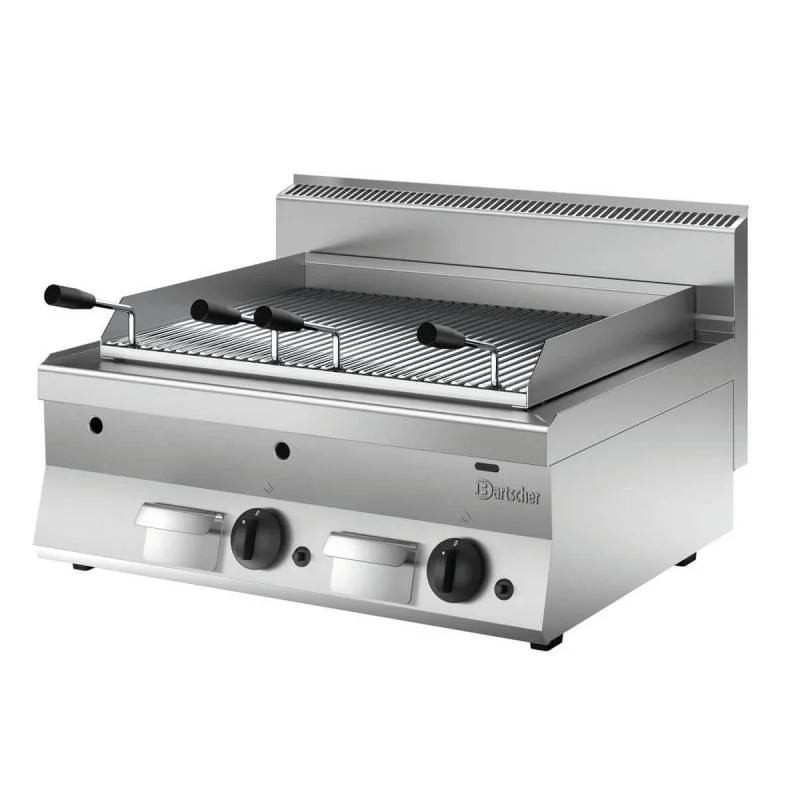 Grill avec pierres de lave 650|B800 Pas Cher