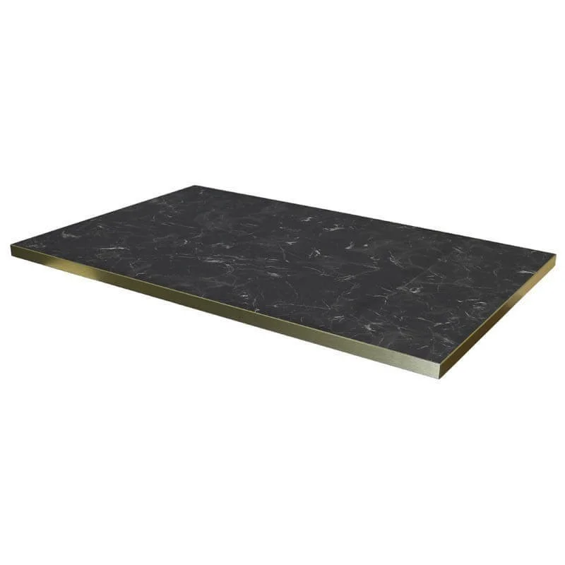Dernière Chance Plateau de table TAVOLA LAITON | 110x70cm