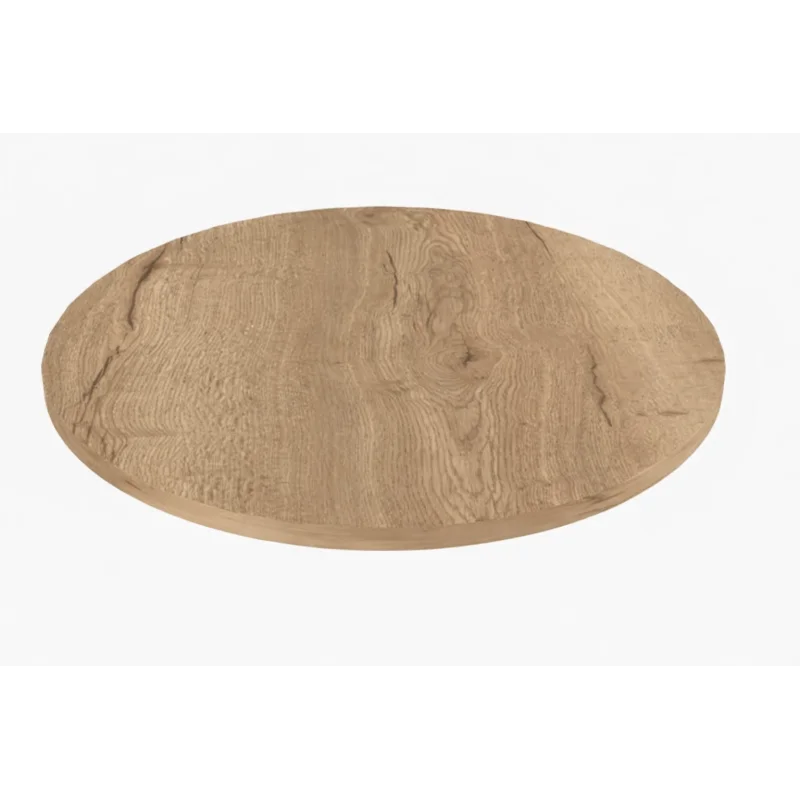 Plateau stratifié HALIFAX NATUREL 26mm |ø70cm Meilleure Vente