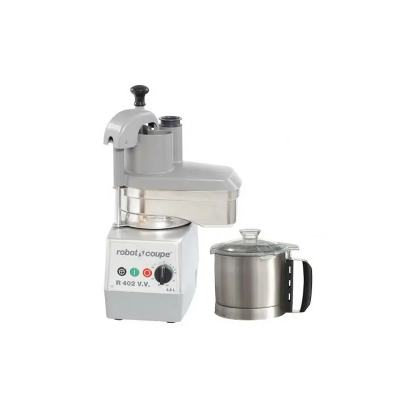 Combiné cutter et coupe-légumes - 4.5 litres - cuve inox - R 402 V.V - ROBOT COUPE Prix Bas