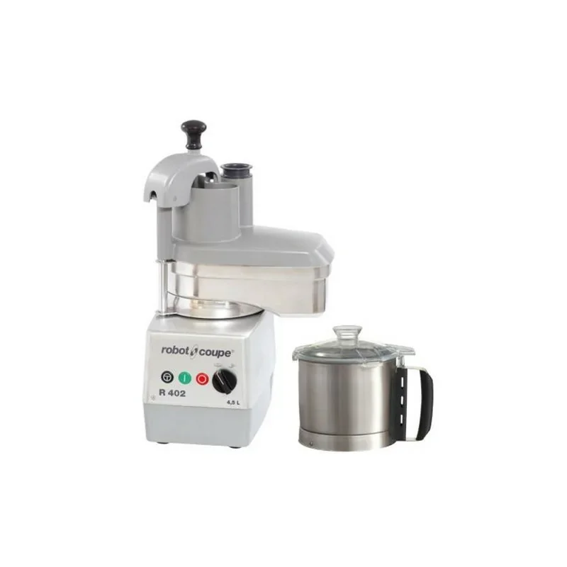 Super Prix Combiné cutter et coupe-légumes - 4.5 litres - Triphasé - cuve inox - R 402 - ROBOT COUPE