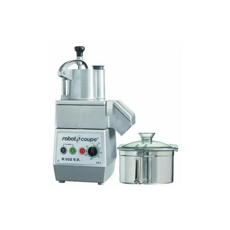 Combiné cutter et coupe-légumes - 5.5 litres - cuve inox - R 502 V.V - ROBOT COUPE Dernier Modèle